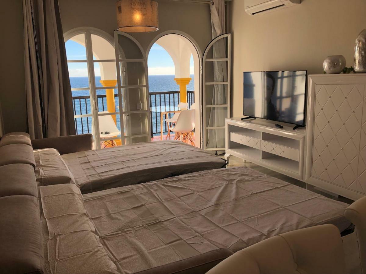 Balcon Del Mar 2-3 A, Apartament On The Beach Front La Cala De Mijas Exteriör bild